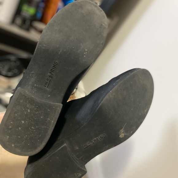 Call it spring black ankle boots - Picture 8 of 9